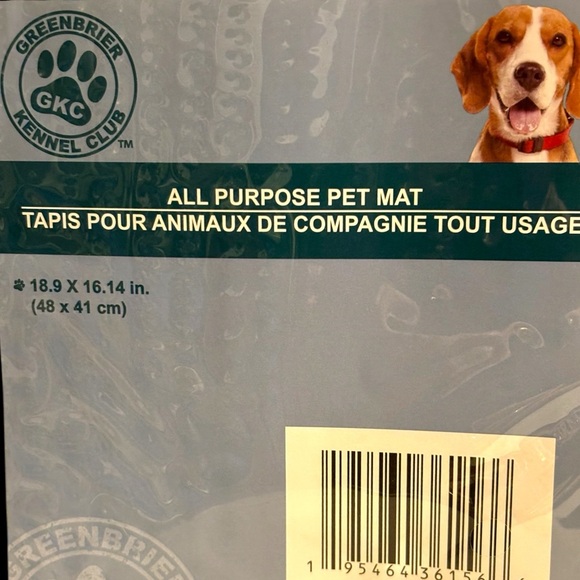NEW•Paw Print All Purpose Pet Mat - Picture 4 of 4